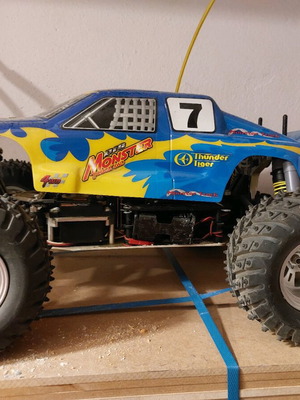 Monster remote control car like new