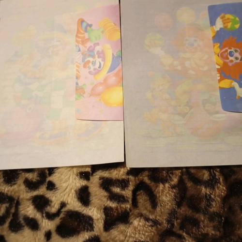 Correspondence used, 1 folder with sheet per set