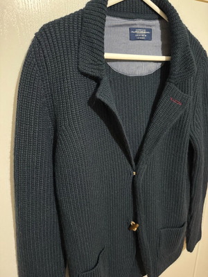 Pull & Bear wool jacket like new, blue size M