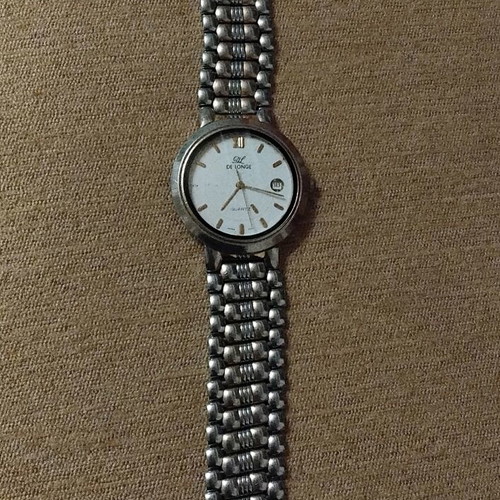 De Longe men's wristwatch used, needs battery