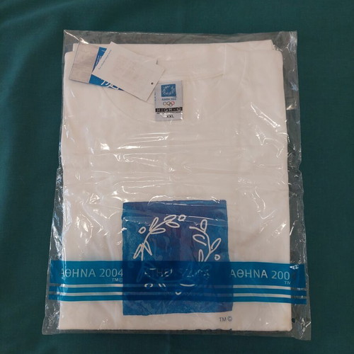 Olympic Games 2004 T-shirt new, size XXL