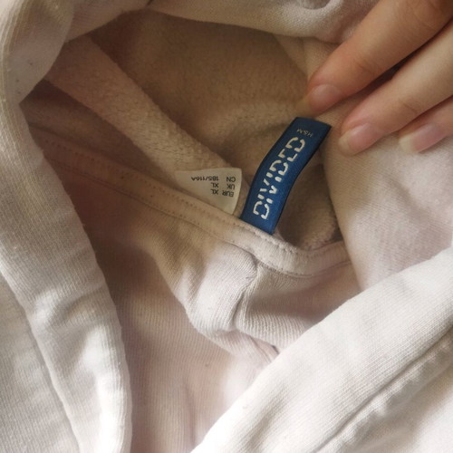 H&M Hoodie "More Amour" sweatshirt with hood XL like new