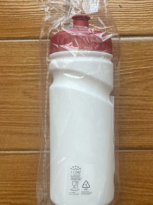 Sports Water Bottle 500ml new, squeezy with red ergonomic cap