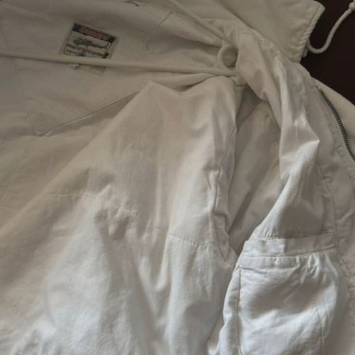 White warm jacket size L like new