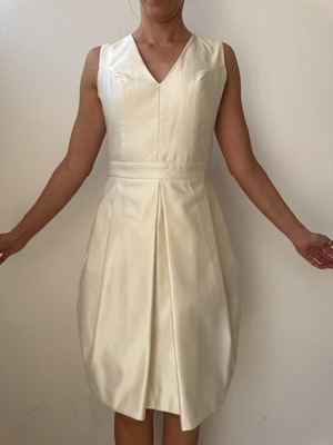 Cocktail dress λευκό, σαν καινούργιο, μέγεθος S