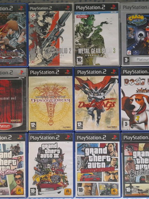 PS2 Games like new including Crash Wrath Of Cortex and GTA Liberty City Stories