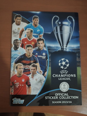 Topps Champions League 2015/16 sticker album, new