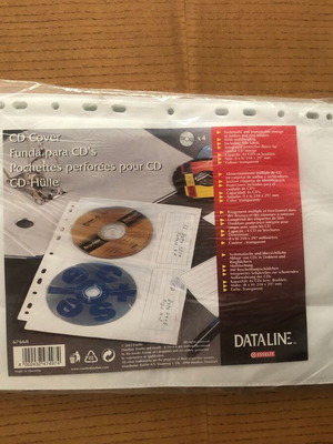 CD/DVD storage sleeves, new packaging, pack of 10 pieces