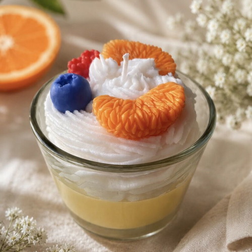 Scented Candle with Powder Fragrance new