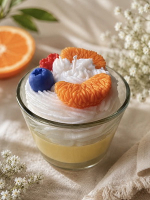 Scented Candle with Powder Fragrance new