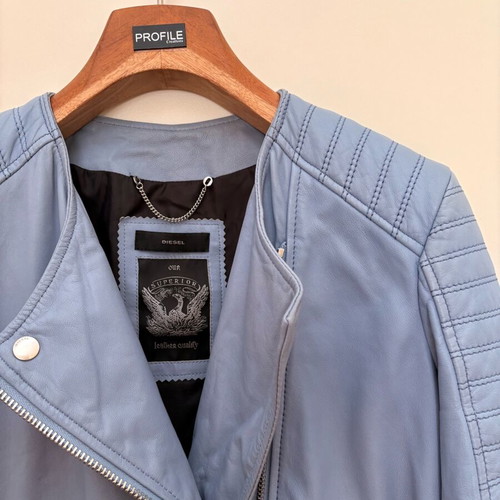 Diesel bike jacket blue like new, size S