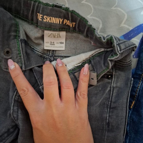 Zara boys' jeans like new, pack of 4, slim fit, size 110 cm