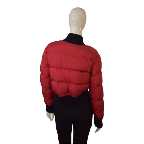 DSQUARED2 Misty Mountains Red Puffer Bomber Jacket IT 46