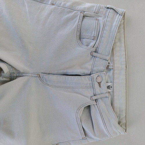 H&M jeans like new, high waist, slim fit, size S/M turquoise