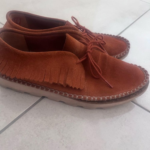 Clarks shoes like new, suede ceramic color, size 38