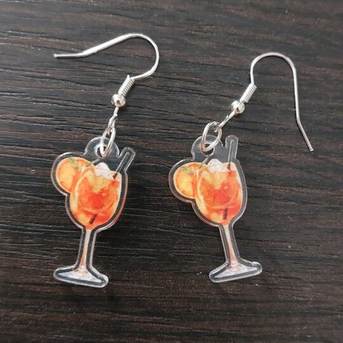 Earrings new orange