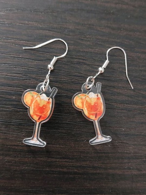 Earrings new orange