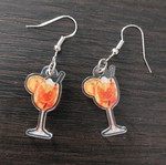 Earrings new orange