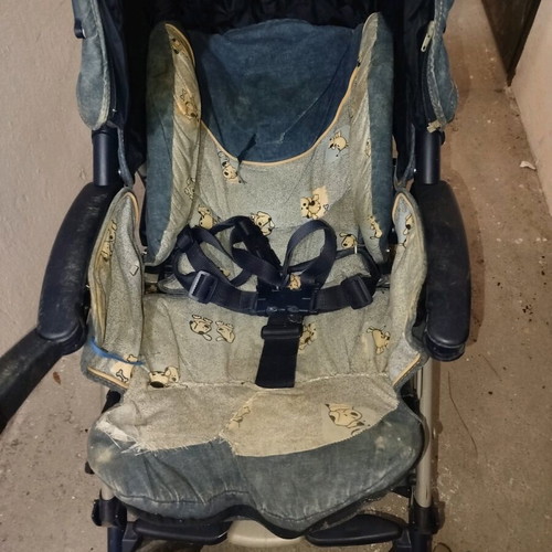 Peg Perego Pliko P3 stroller used with umbrella fold