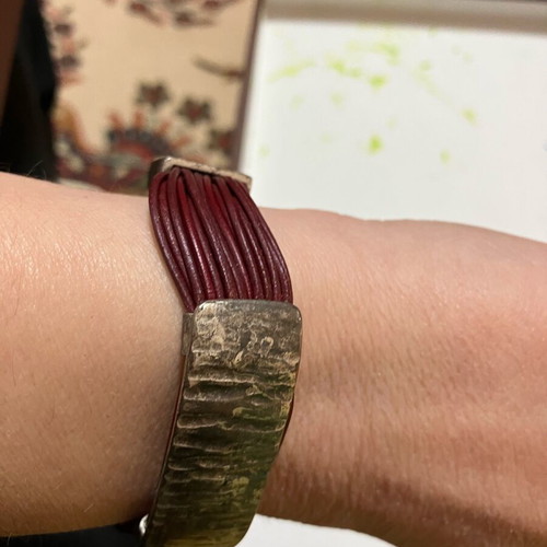 Leather bracelet used