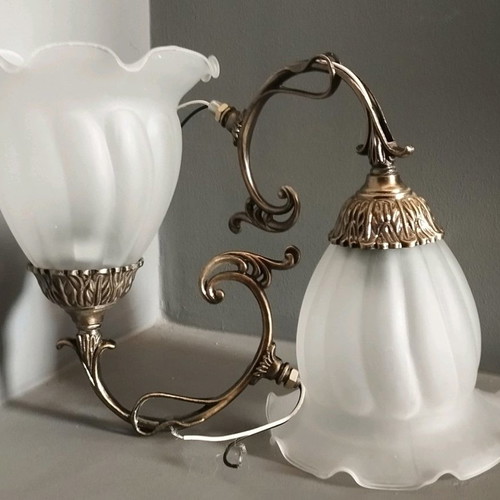 Lamps with bases used, set of 2 pieces
