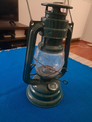 Vintage oil lamp used, good condition