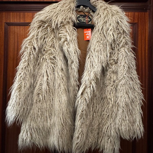 Superdry De Luxe παλτό από συνθετική γούνα καινούργιο, μέγεθος Medium