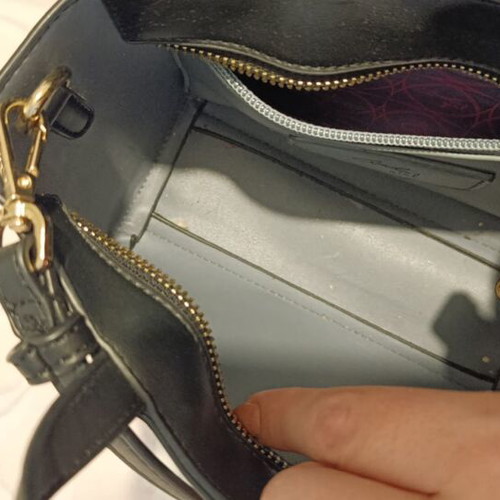 Axel crossbody bag black like new, convertible to handbag