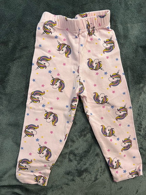 Leggings with unicorns for 2 years like new, unworn