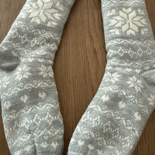 Winter socks, one size, grey