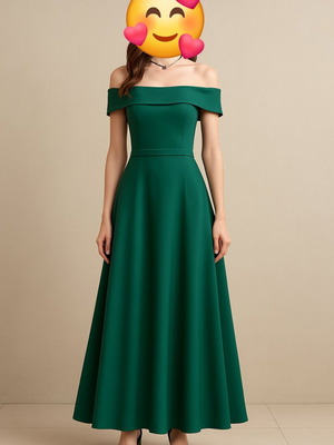 Φόρεμα τουαλέτα κυπαρίσσι μέγεθος M σαν καινούργιο