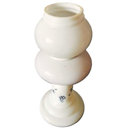 French Porcelain Oil Lamp like new, 35 cm, 1.175 kg