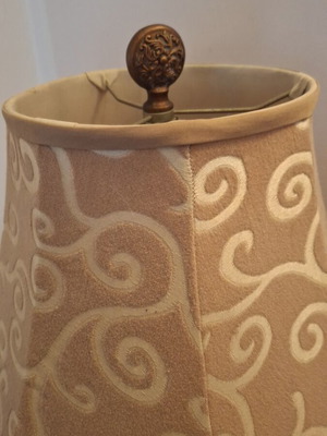 Large table lamp used