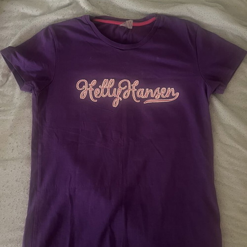 Helly Hansen T-shirt top, size M, purple