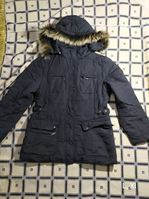 Women's puffer jacket like new, black, sizes L and XL