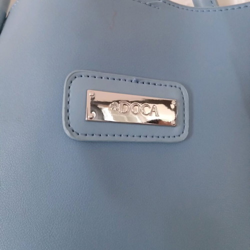 Doca shoulder bag large blue used