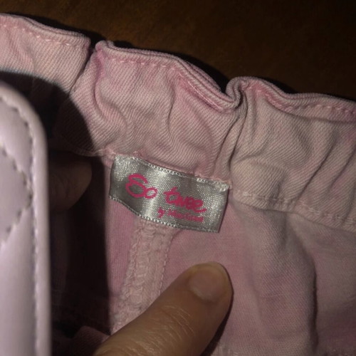 Miss Grant pink shorts for 9-year-old girls with adjustable waistband