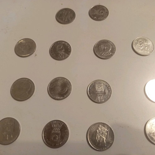 500 Drachma Olympic Games coins new, set of 14