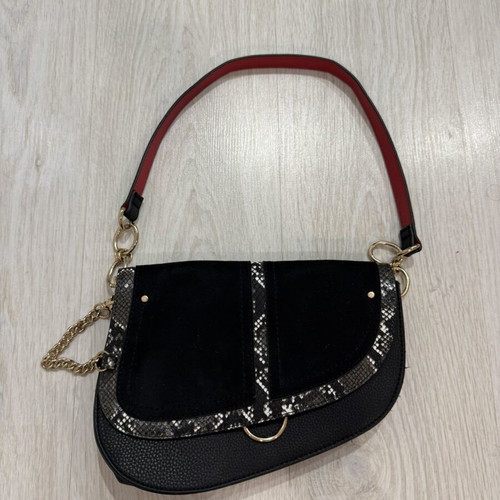 Call It Spring black shoulder bag used with removable chain strap
