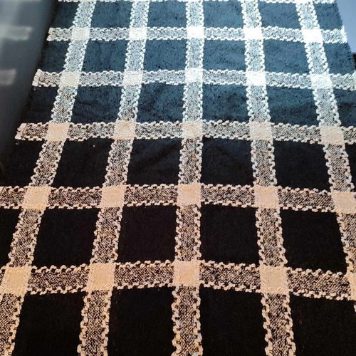 Scarf like new black and white, 90 x 180 cm, 100% viscose