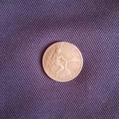 Philippine 1 Centavo 1914 coin used, bronze