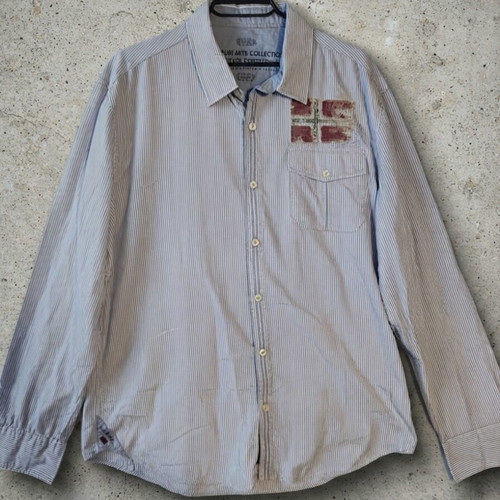 Napapijri Maritime Shipping Heritage Expedition XXL men's long sleeve shirt
