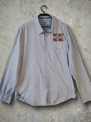 Napapijri Maritime Shipping Heritage Expedition XXL men's long sleeve shirt
