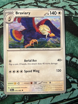 Braviary κάρτα Pokemon μεταχειρισμένη