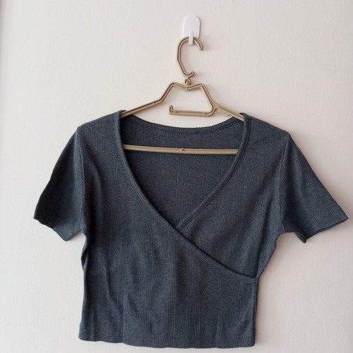 Grey top like new with gift jacket