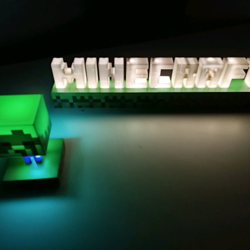 Minecraft lamps like new, set of 2 pieces
