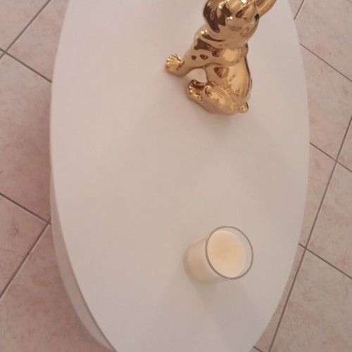 White coffee table new