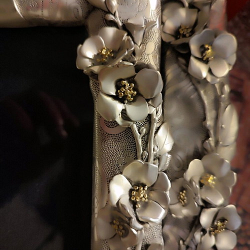 Vintage silver plated frame set like new