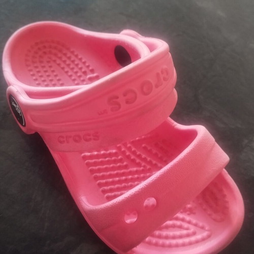 Crocs kids sandals like new, size 23, pink
