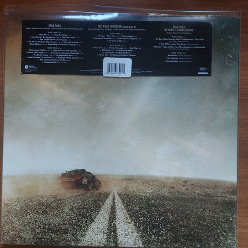 Mad Max Trilogy Soundtracks Limited Edition 3LP Colored Vinyl Mint